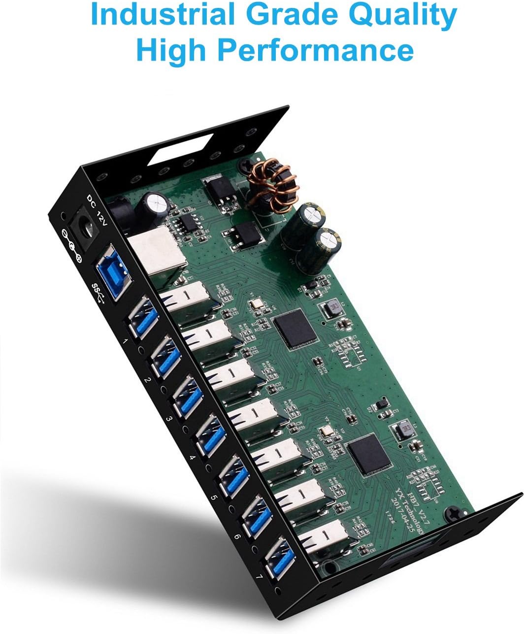 7-Port Powered USB 3.0 Hub with AC Adapter M671200