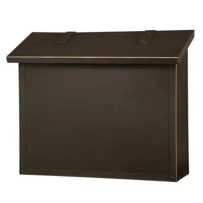 Warm Brass Wall Mounted Mailbox P3478