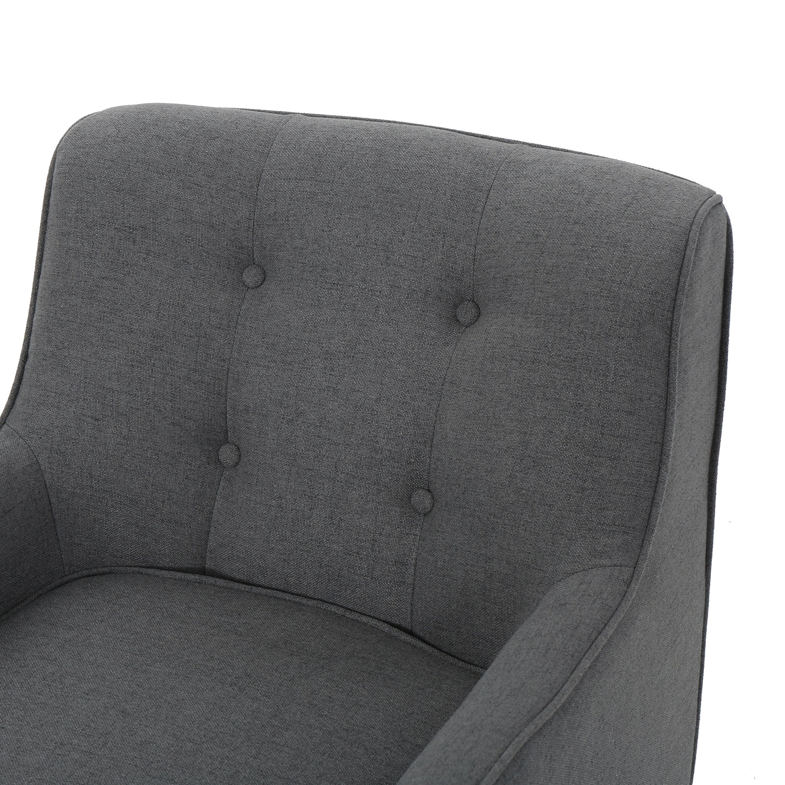 Charcoal Fabric Arm Chair W972