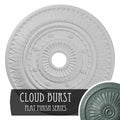 26 3/4x22OD x 3 5/8x22ID x 1 1/8x22P Leaf Ceiling Medallion C66849
