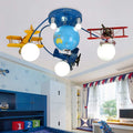 Airplane LED Flush Mount Light Fixture for Kids Room C302