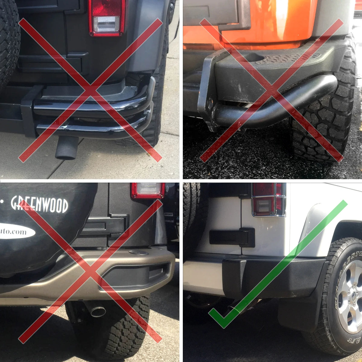 Molded Mud Flaps Splash Flares Front Rear 4pc Set M21856