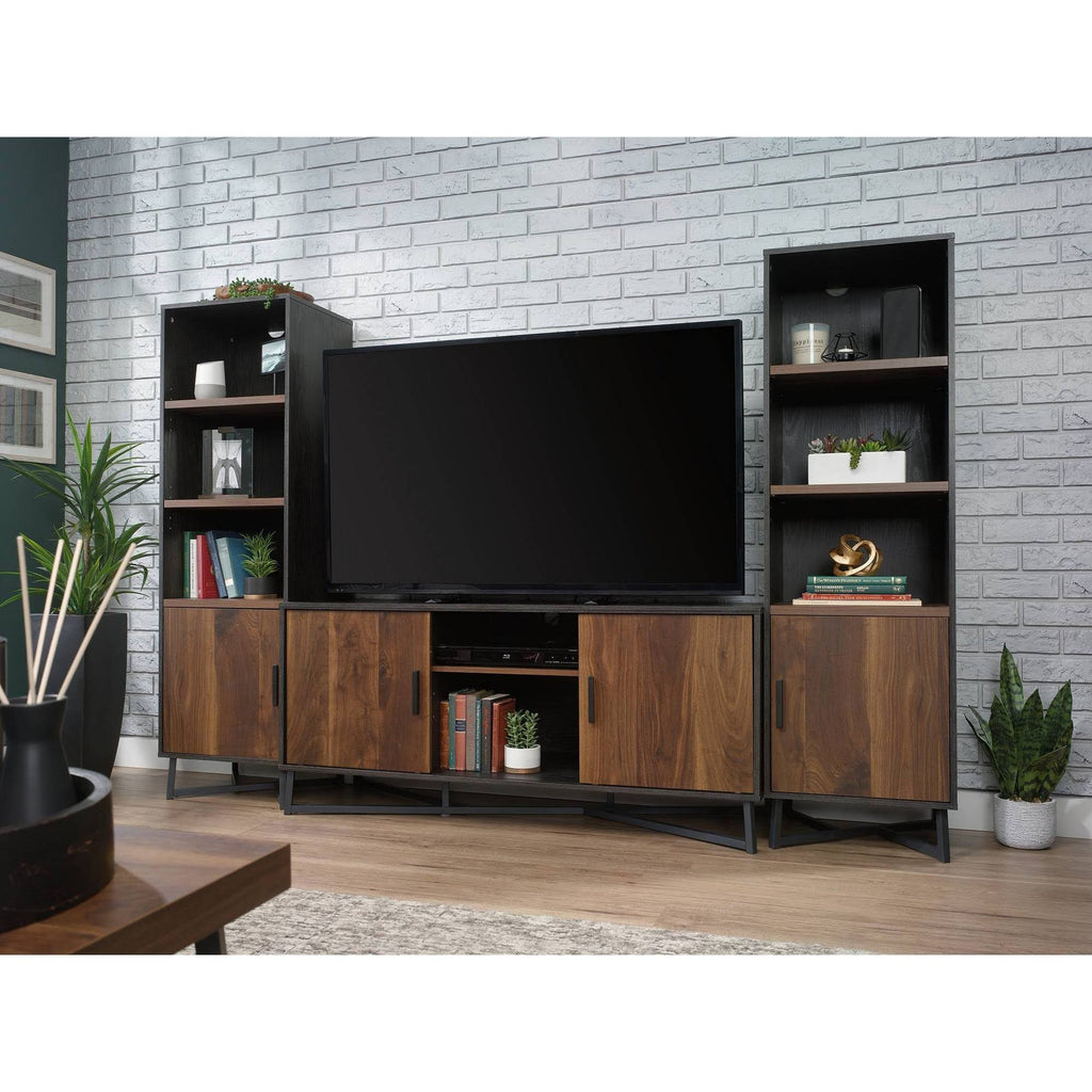 Credenza for 60x22 TVs, Brew Oak/Grand Walnut M99293