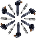 Pack of 6 Ignition Coil with 6 Iridium Spark Plug for Ford Lincoln 3.5 V6 N322452