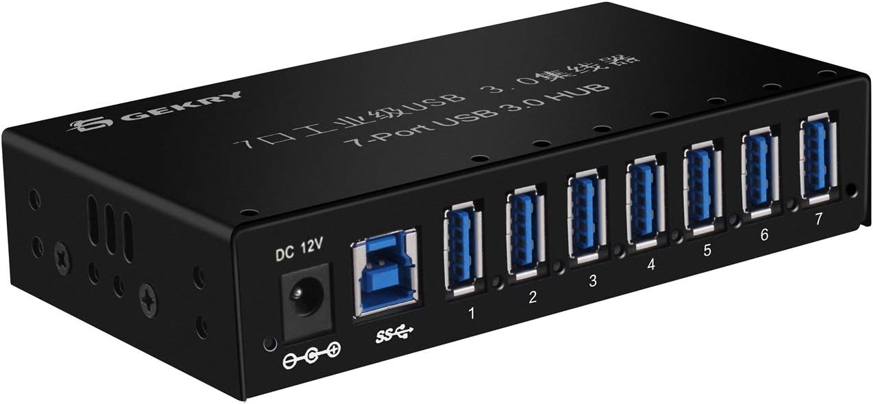 7-Port Powered USB 3.0 Hub with AC Adapter M671200