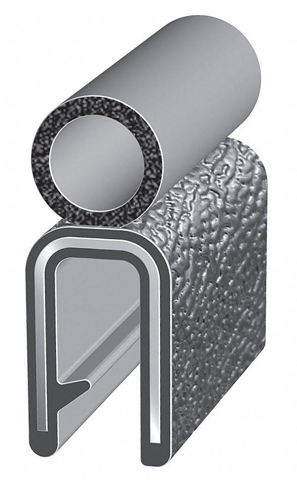 Trim Seal with Alum Clip, 100 ft R288