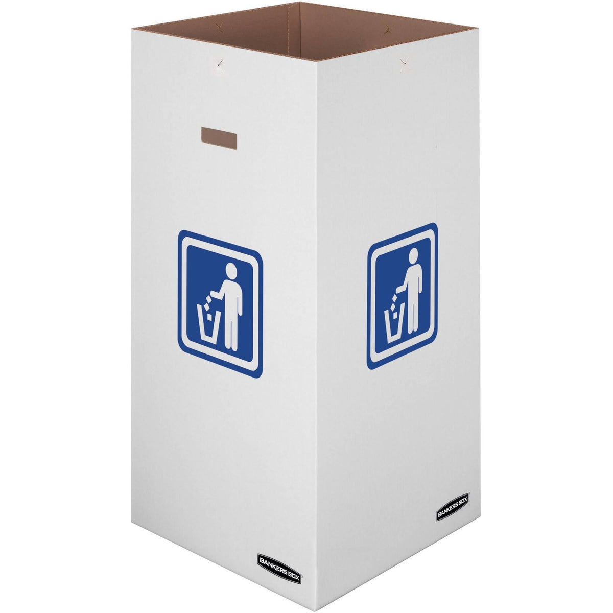 White 50 gal Waste and Recycling Bin V752594