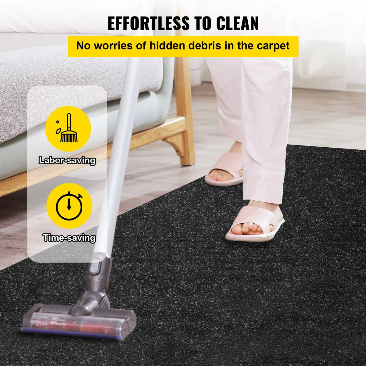6 ft x 13.1 ft Marine Grade Waterproof Cuttable Carpet R56513