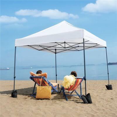 White Steel Pop-Up Canopy J31263