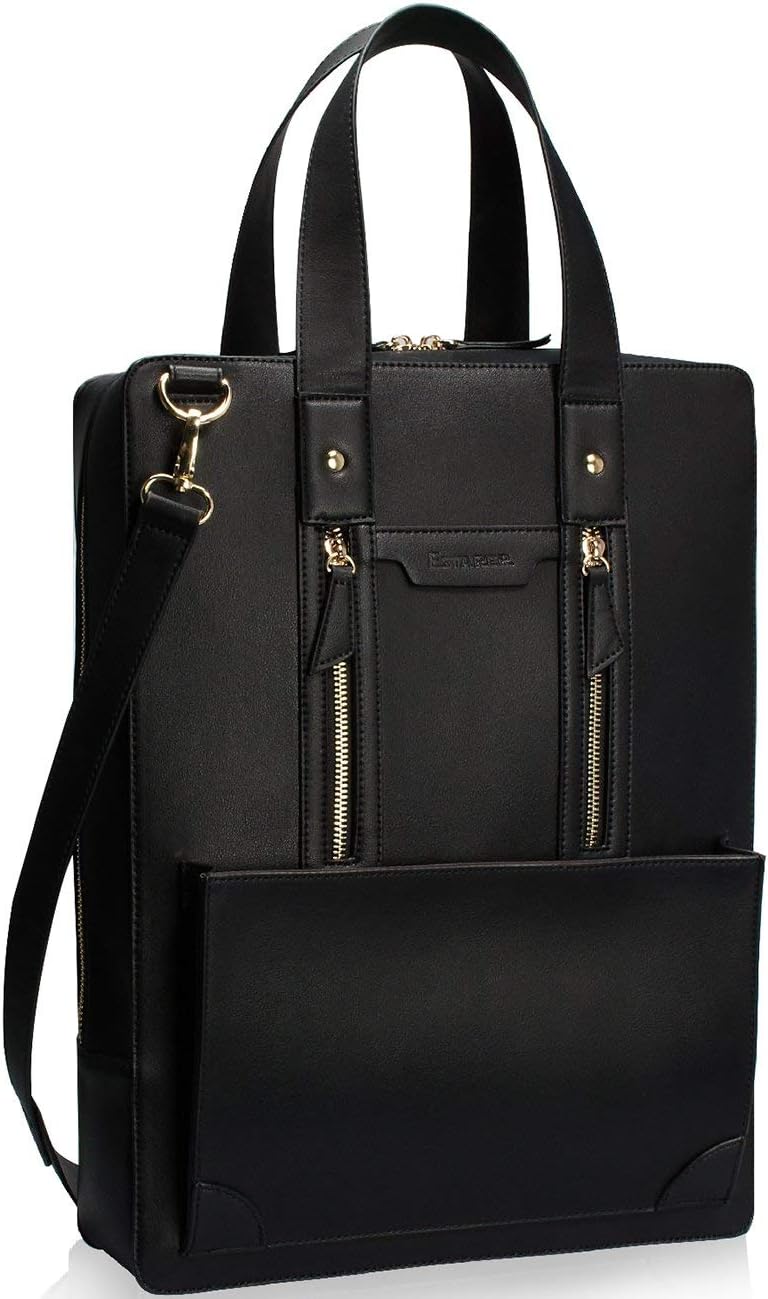 15.6 Inch PU Leather Laptop Briefcase Bag D7085