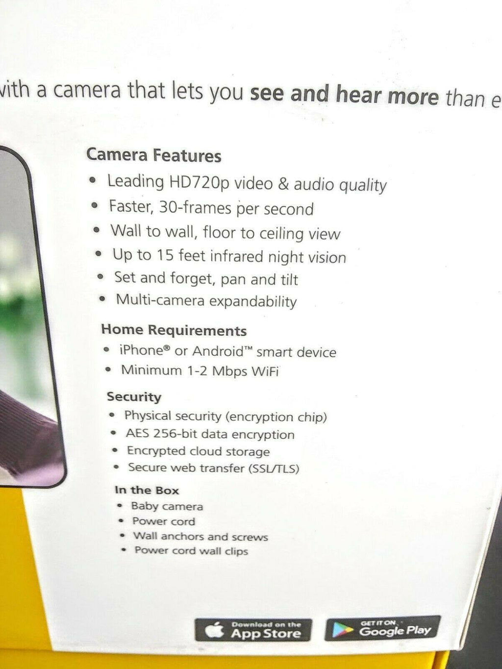HD WiFi Baby Monitor S19923