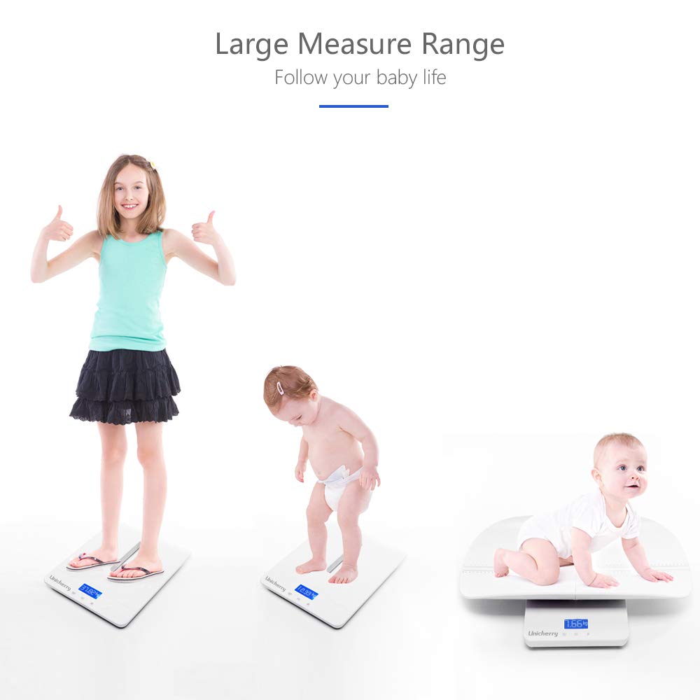 2 in 1 Digital Baby Scale with 4 Weighing Modes, Blue Backlight, Pack of 2 C730