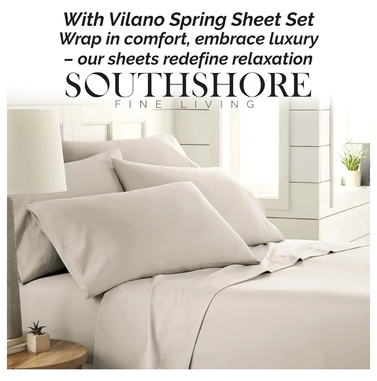 6-Piece Full Size Extra Deep Pocket Sheet Set with Flat and Fitted Sheet, 4 Pillowcases B668
