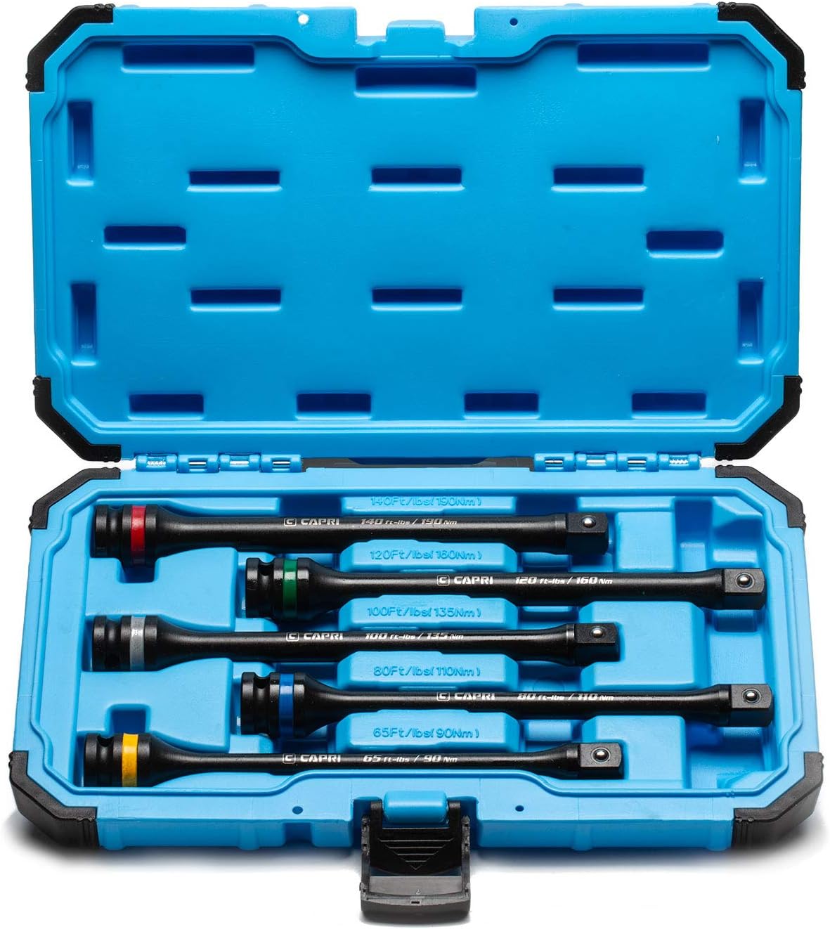 5 Piece Torque Limiting Extension Bar Set, 1/2 in. Drive M30521