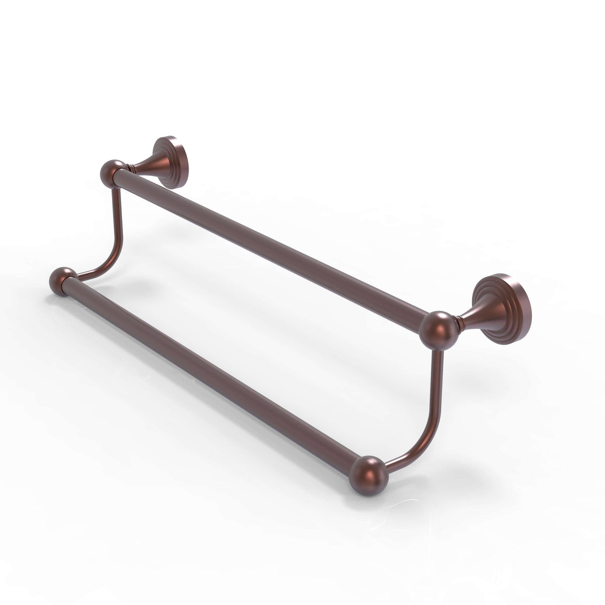 Antique Copper 24 inch Double Towel Bar R754