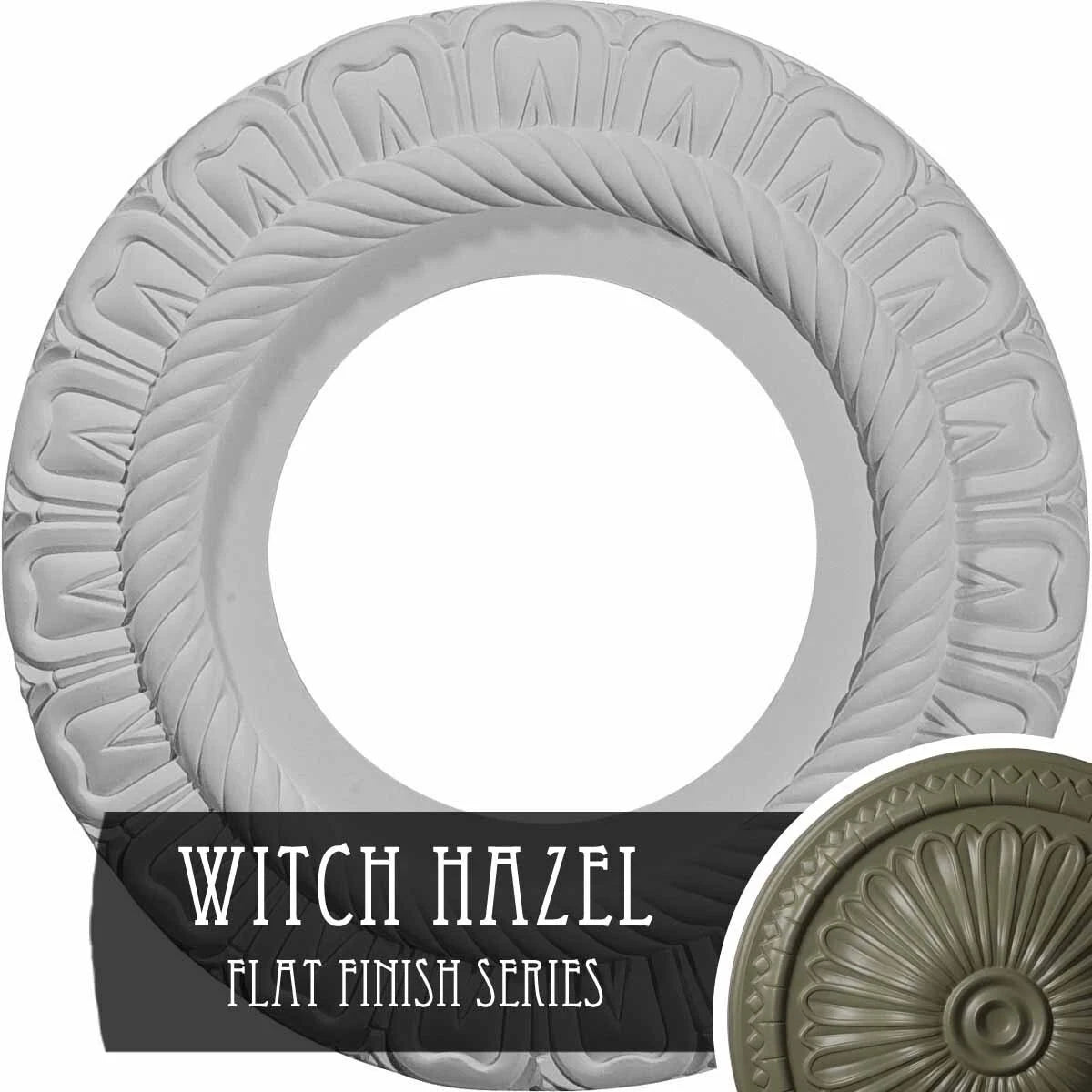 Ceiling Medallion Hand-Painted Witch Hazel B1132