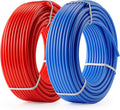 2 Rolls 1/2 Inch X 50 Ft Blue And Red PEX Pipe N718