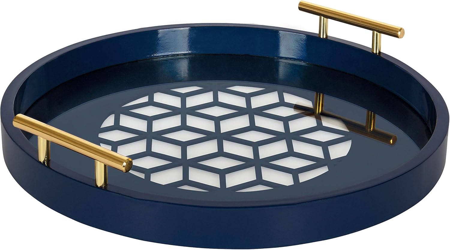 Sand Light Brown Round Decorative Tray B882