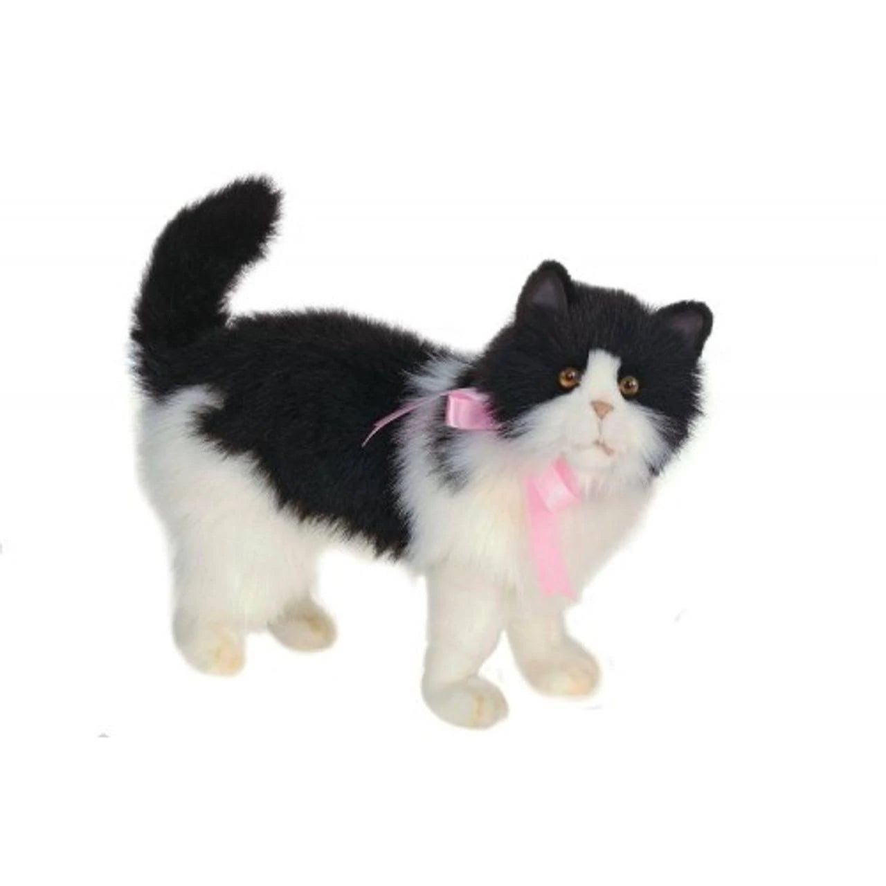 Black and White Cat Plush O83259