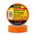 Orange 3M 35 Electrical Tape, 7 mil, 3/4 inch x 66 ft (Pack of 10) R665