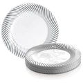White Disposable Plastic Buffet Plates H73674