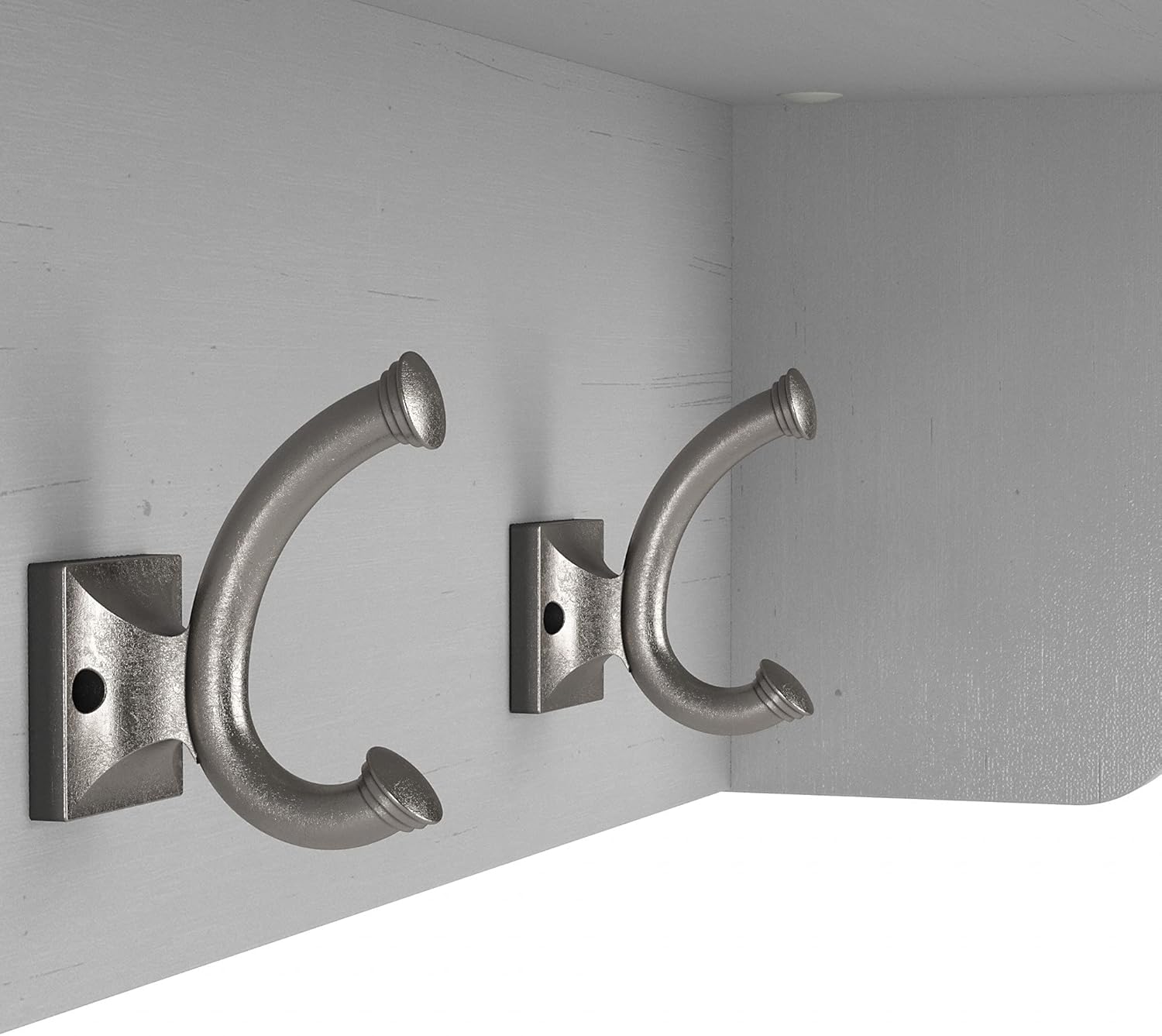 40W Cape Cod Gray Wall Mounted Coat Rack with Shelf B52302
