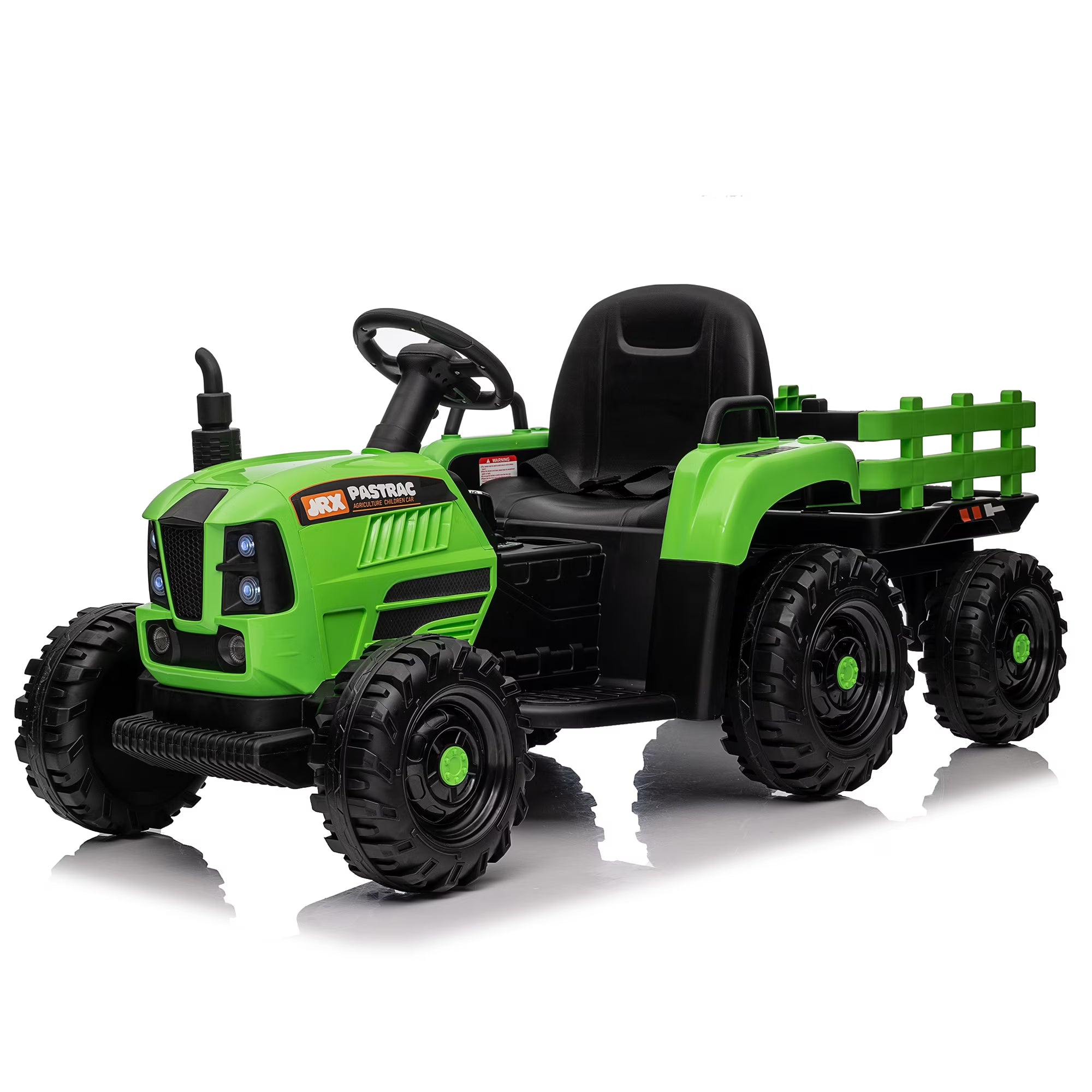 12V Ride-On Tractor with Trailer with Remote Control V97046