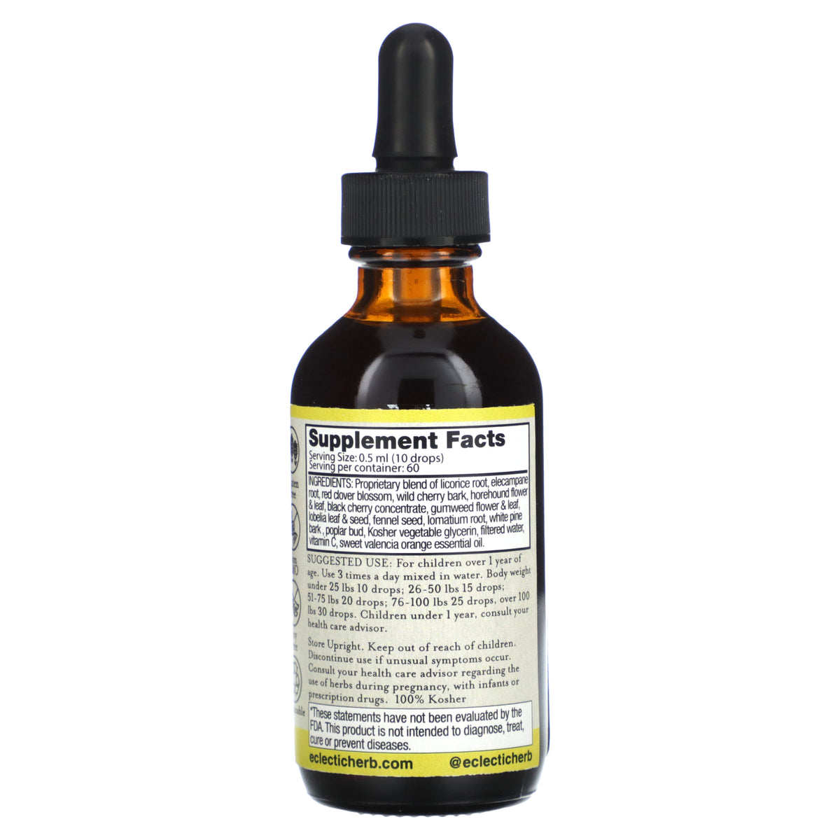 2 fl oz Herbal Cough Elixir V337023
