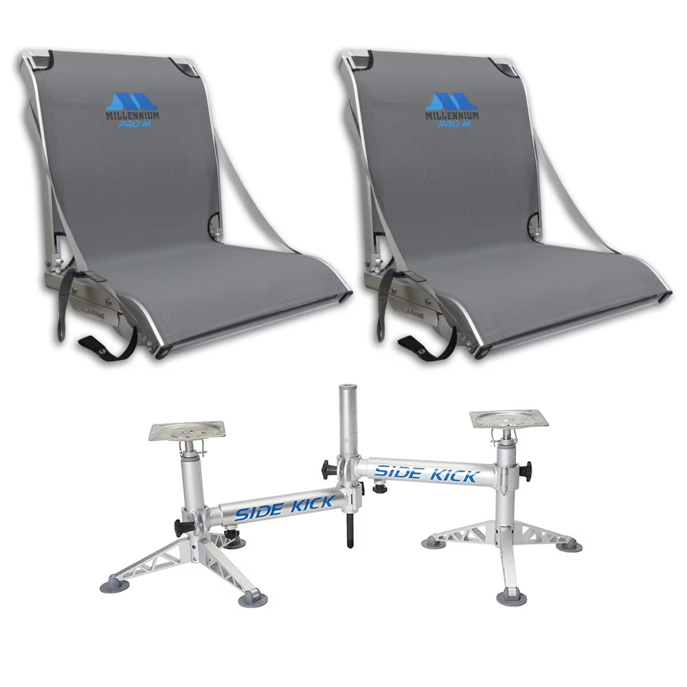 Boat Seat with Double Seat Pedestal L490