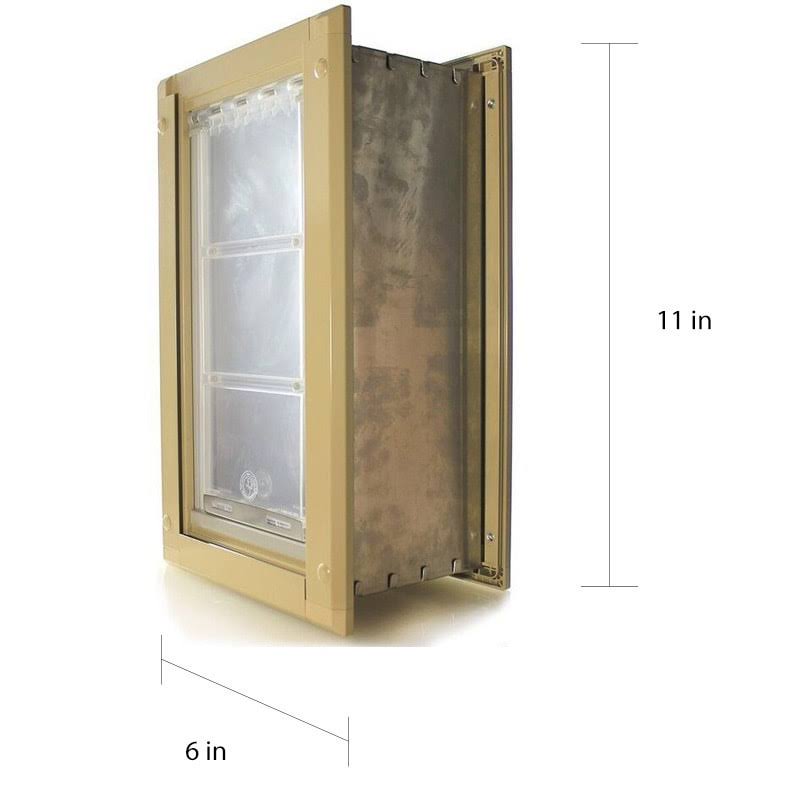 Single Flap Wall Mount Pet Door V73951