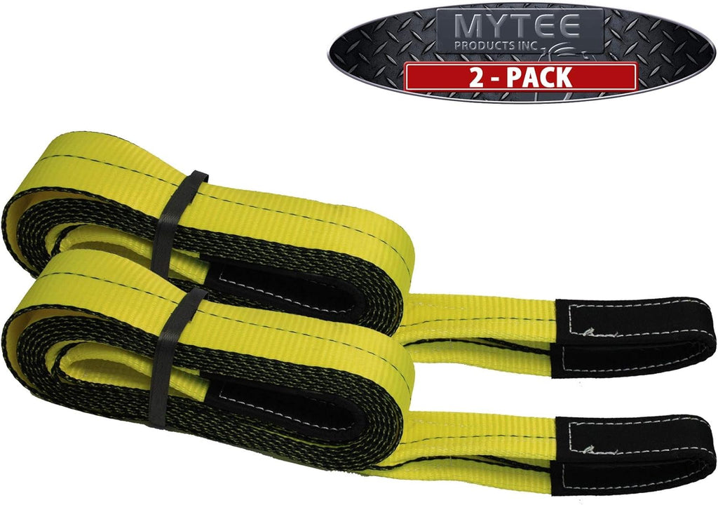 4 Pack 3" x 20' Heavy Duty Recovery Tow Strap 24,000 lbs Break Strength Q1211