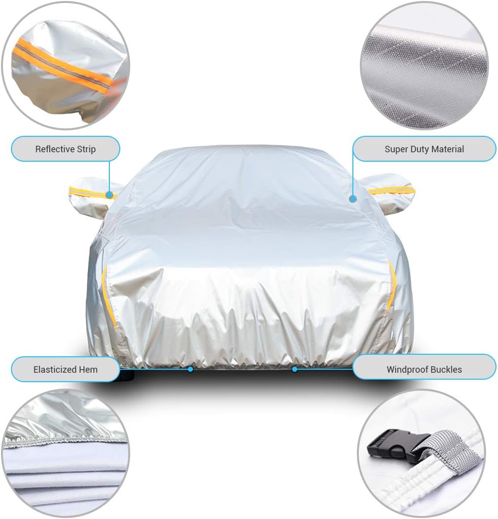 Super Heavy Duty All Weather Waterproof Car Cover P8693
