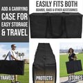 Green Tile Cornhole Set with Carrying Case E3746