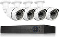 4 Channel 1080P DVR Security Camera System with 4 Weatherproof Cameras E3934