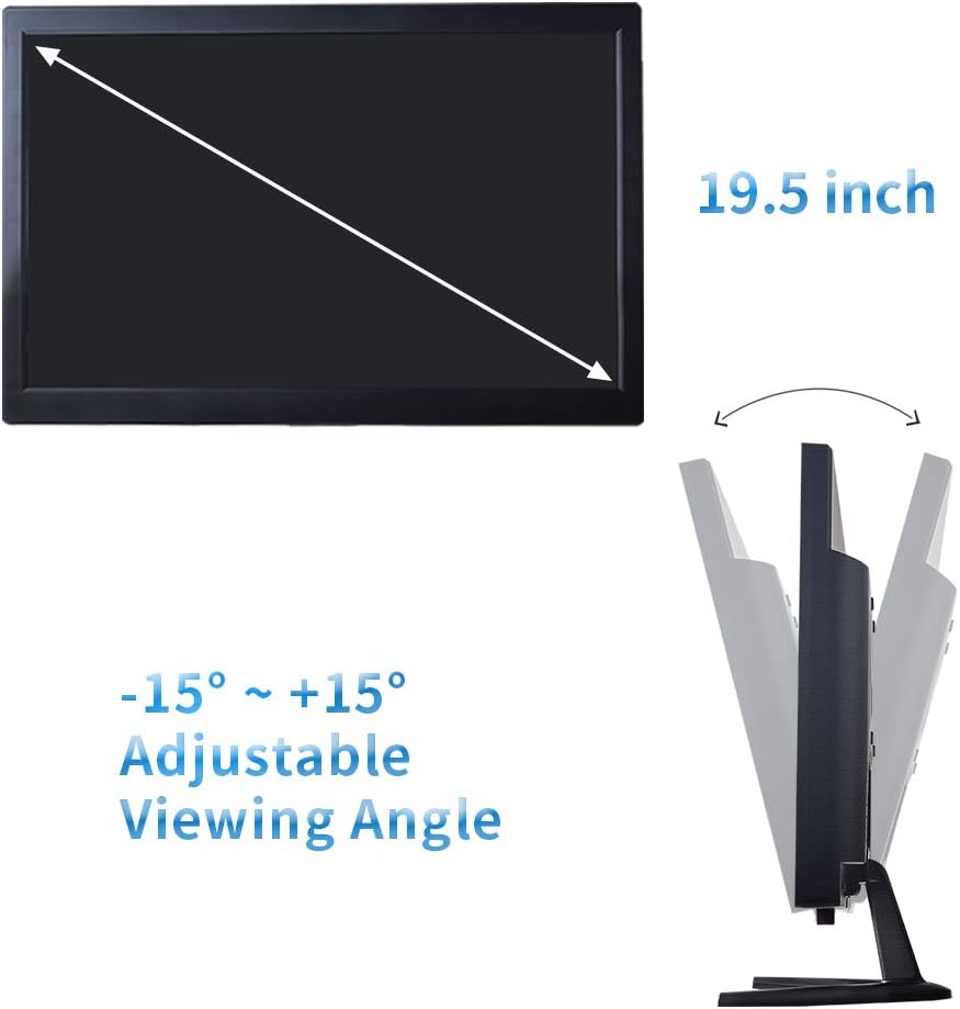 19.5 16:9 1600x900 TFT LCD CCTV Monitor with BNC VGA HDMI N7097