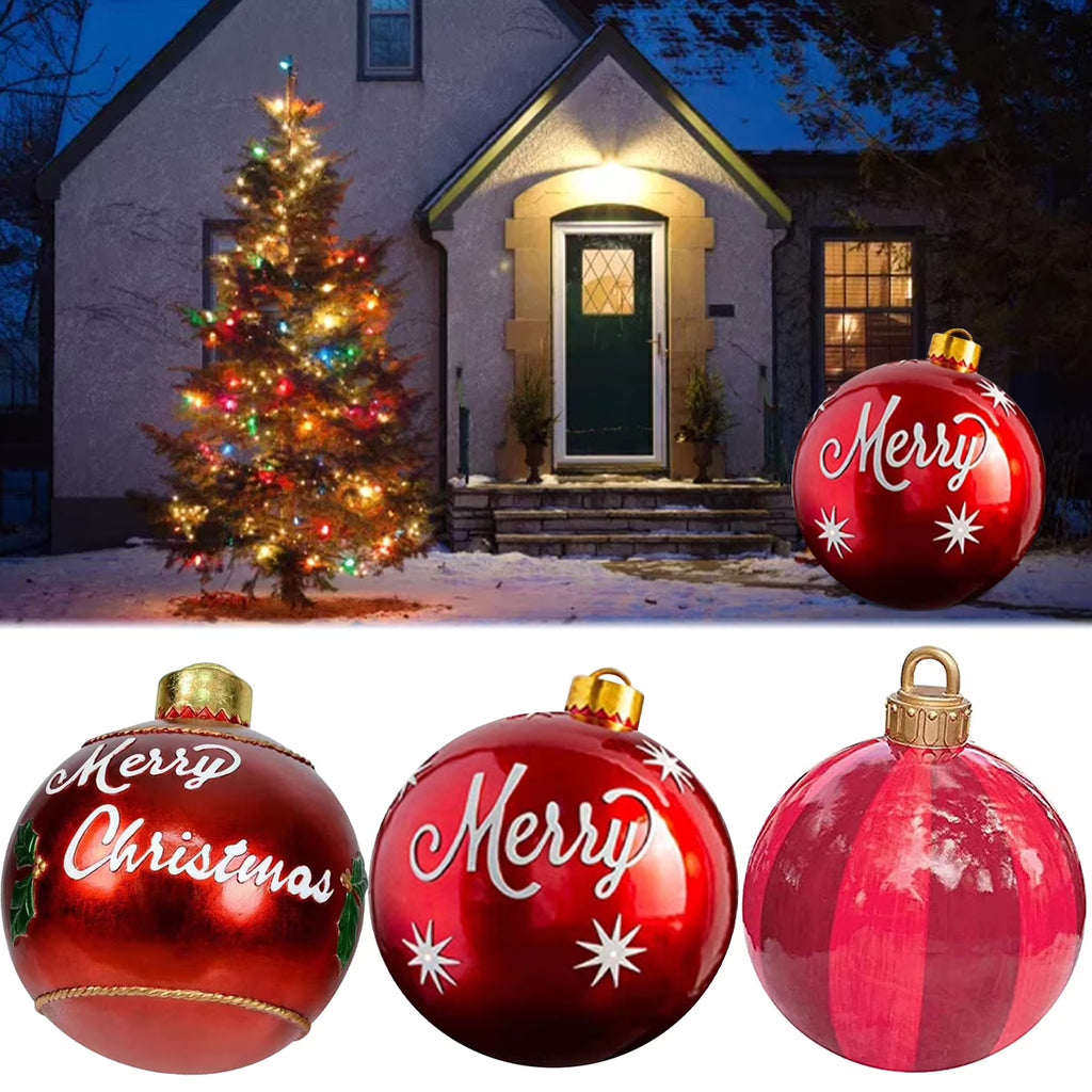 23.6 Inch Inflatable Christmas Ball with Pump E109