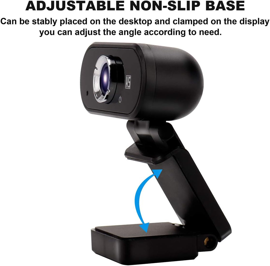 HD 1080P USB Webcam with Tripod and Privacy Cover, Pack of 2 C9189