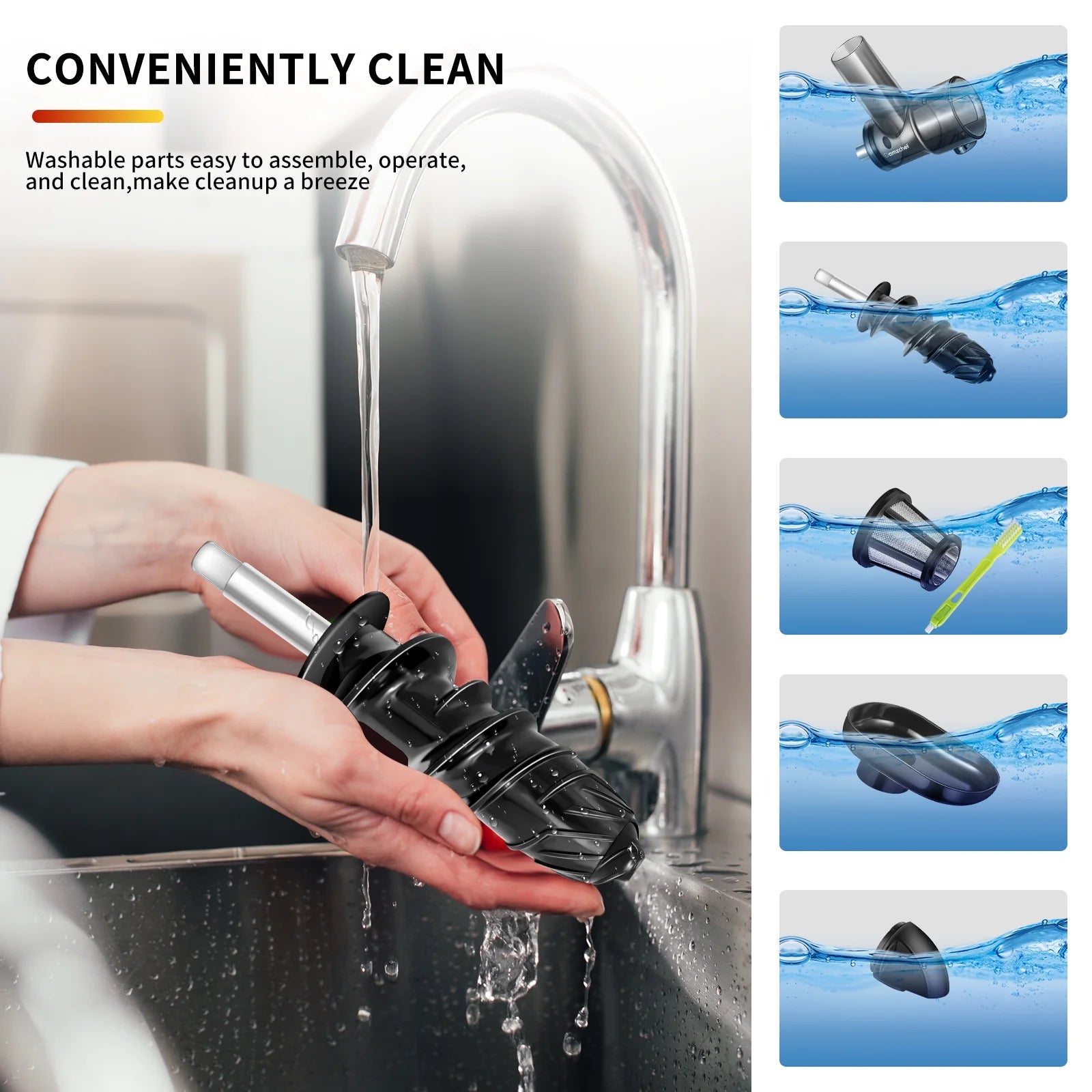 Black Citrus Juicer Attachment for Stand Mixers M6371