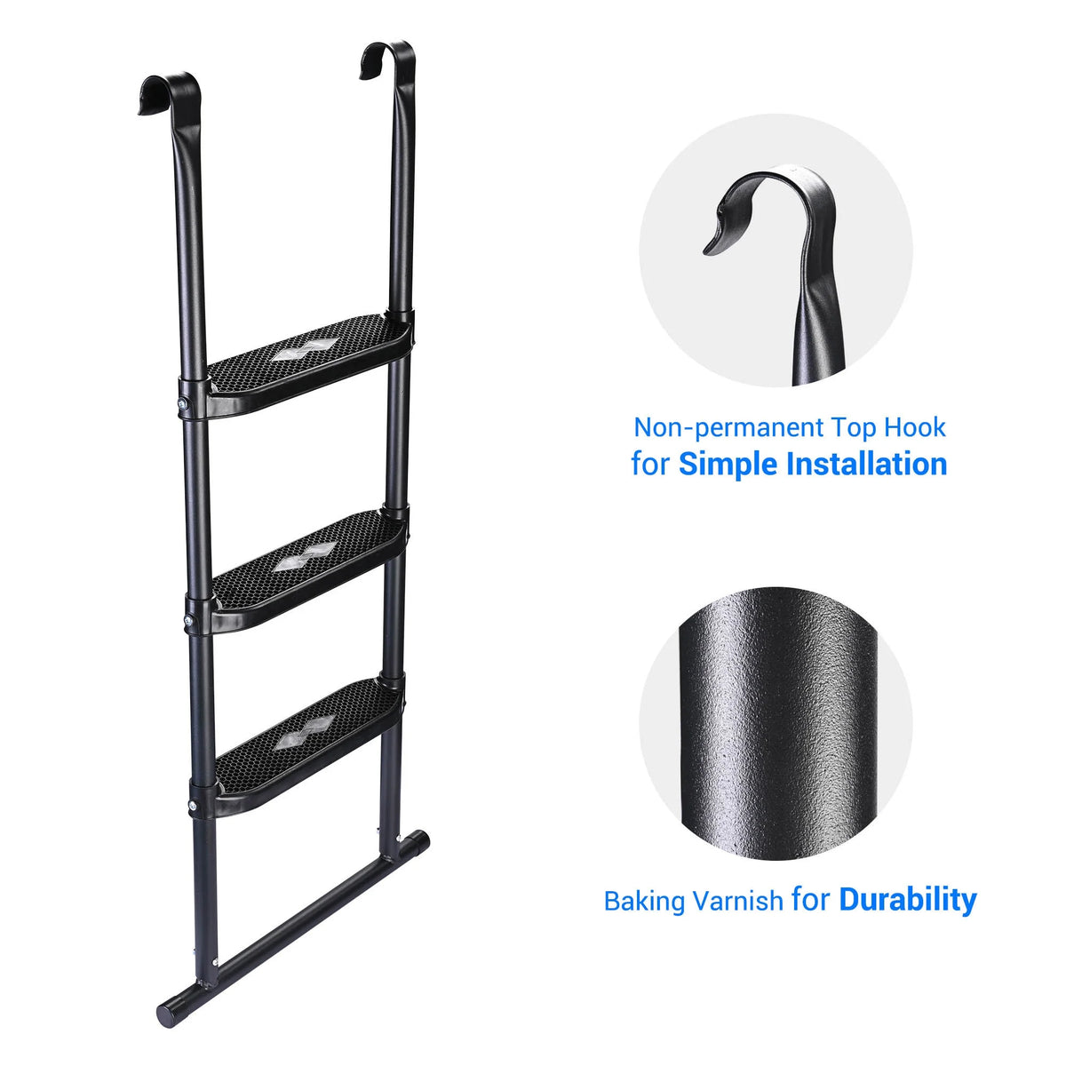 3 Step Trampoline Ladder with Shoe Bag N78452