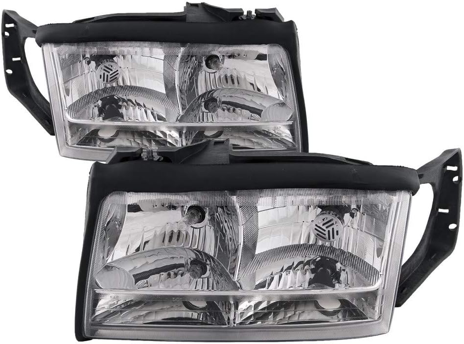 For 1997-1999 Cadillac Deville Headlight Driver and Passenger Side Bulbs Included I696