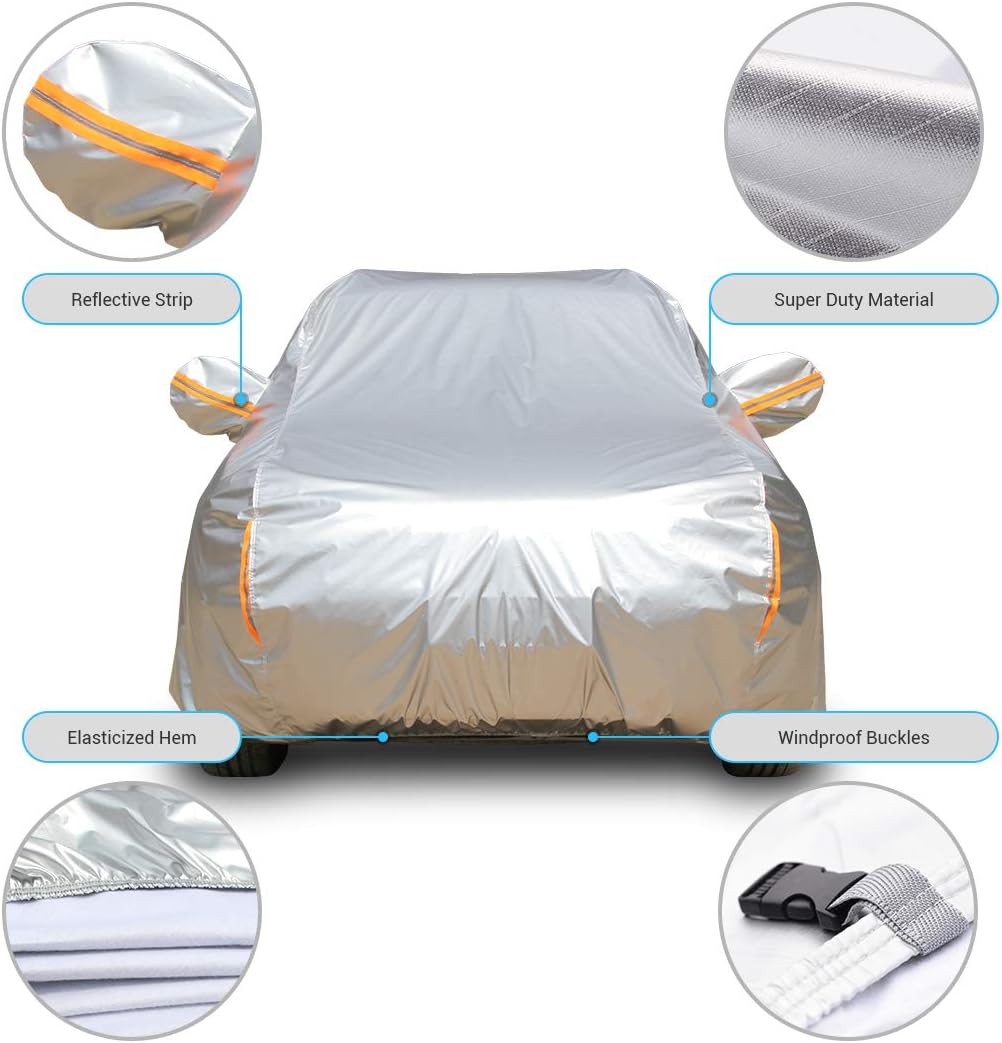 Super Heavy Duty All Weather Waterproof Car Cover P8693