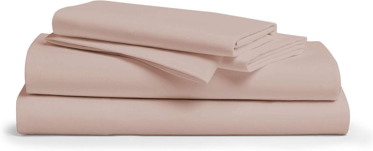 White 100% Egyptian Cotton Sheet Set, 4 Piece, California King, Deep Pocket I2064
