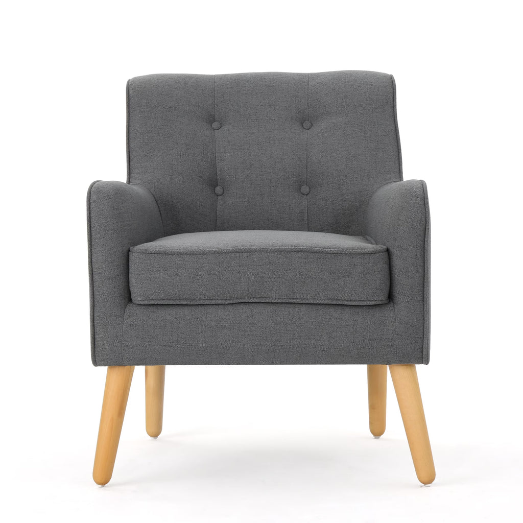 Charcoal Fabric Arm Chair W972
