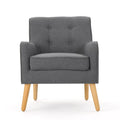 Charcoal Fabric Arm Chair W972