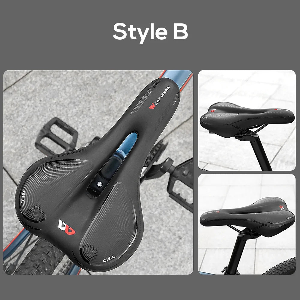 Bike Seat Cushion Padded Saddle V7161