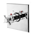 Thermostatic Trim Plate with Handle Stainless Steel X6733