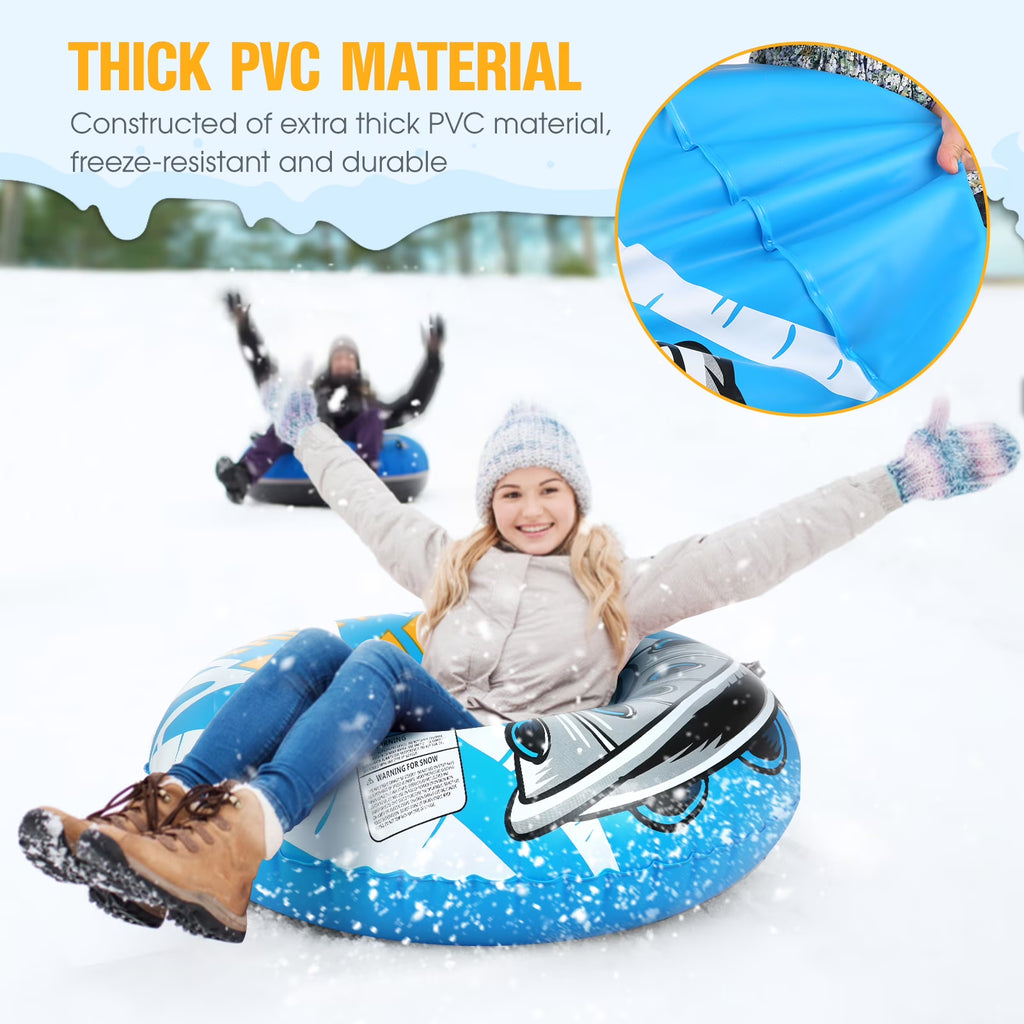 47 Inch Inflatable Pvc Snow Tube Sled I758302