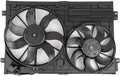 Dual Radiator & Condenser Cooling Fan Assembly for Volkswagen Jetta 2.0L VW Tiguan Audi A3 TT Q2719