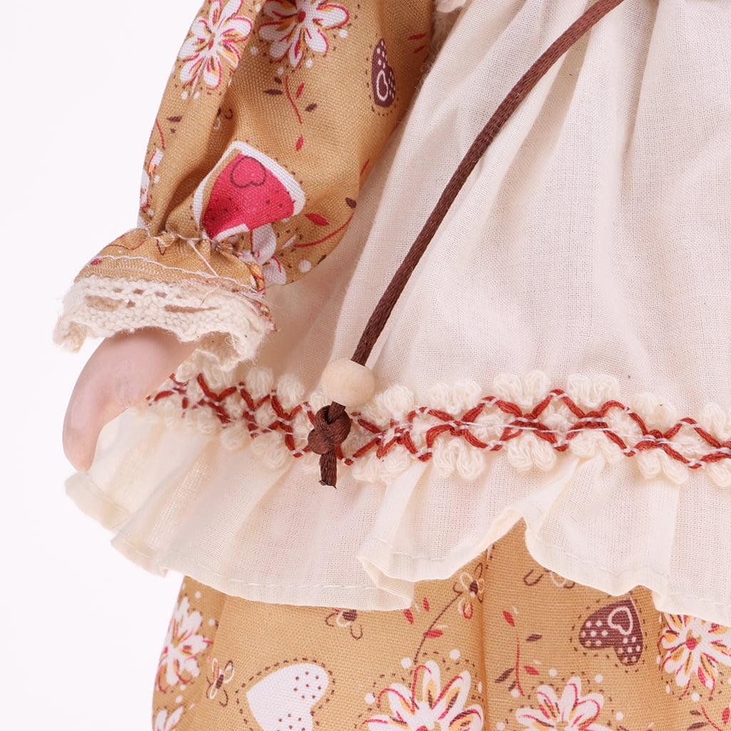 Porcelain Girl Doll People Figure Decoration V898
