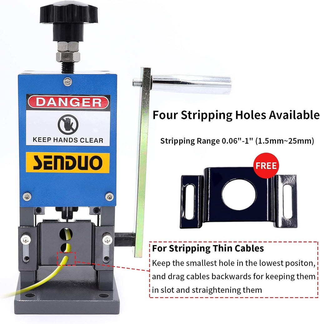 Manual Wire Stripping Machine 60ft/Min Cable Strippers Y30135